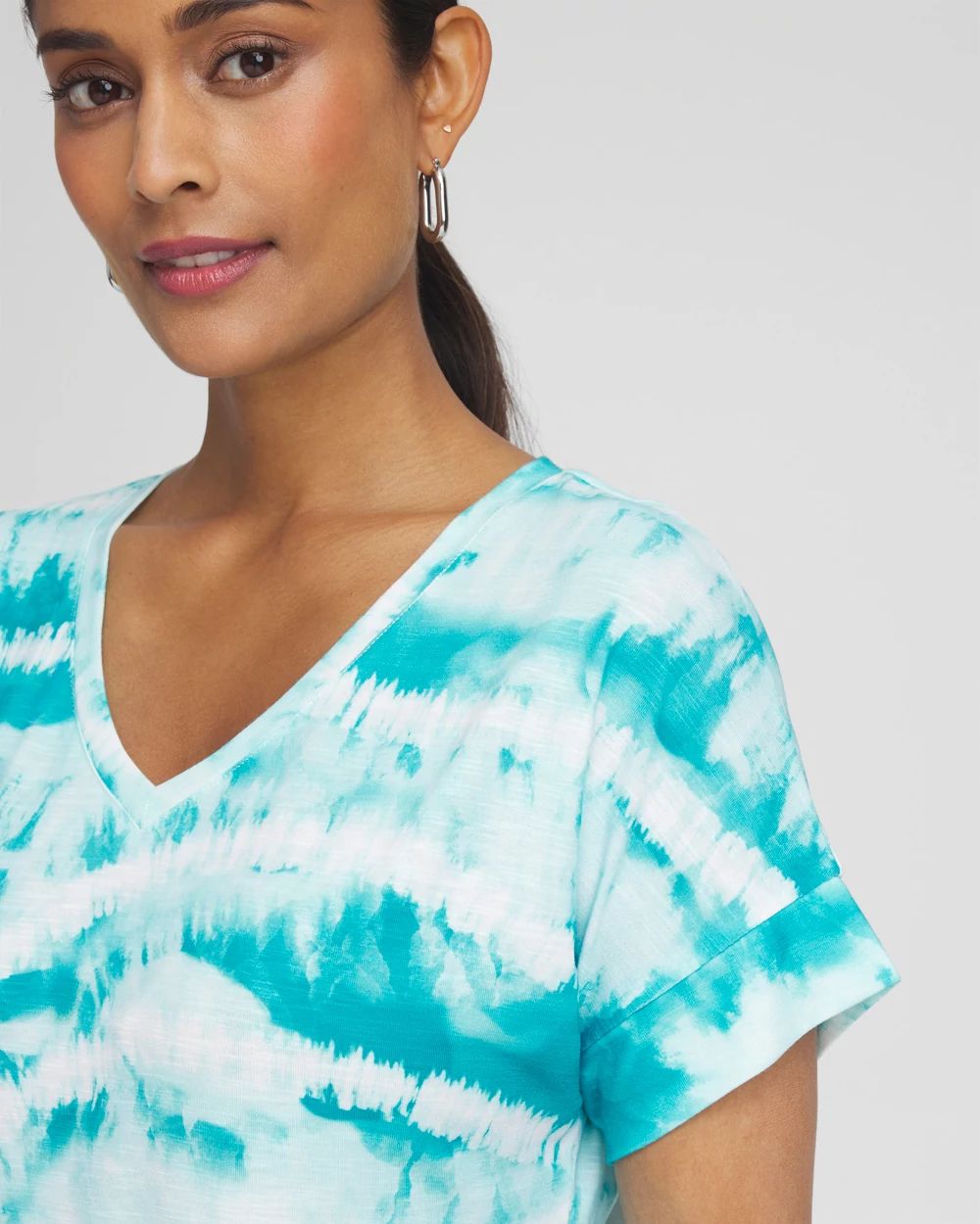 Zenergy® Stripe Tie Dye Tee | Chico's